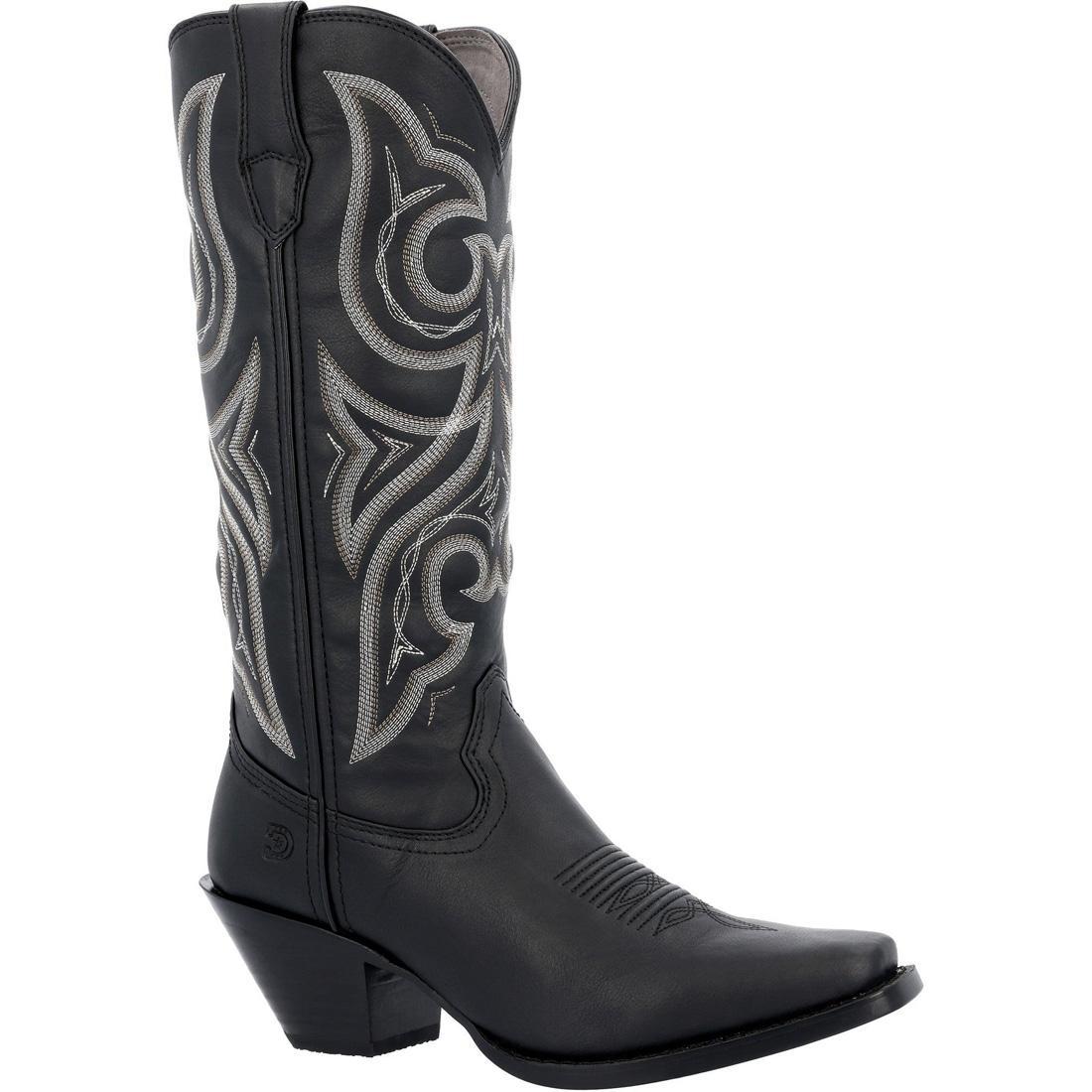 Women's Crush by Durango Black Beauty Western Boot DRD0450 Side View
