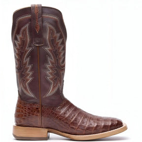 Durango PRCA Collection Caiman Belly Western Boot Medial
