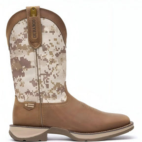 Durango Rebel Desert Camo Pull-on Western Boot Medial
