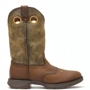 Durango Rebel™ by Durango® Distressed Brown Saddle Western Boot Medial