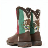 Durango Rebel Steel Toe Mexico Flag Western Boot Side