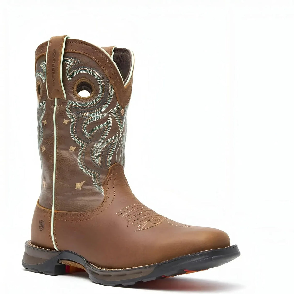 Durango Women’s Durango Maverick Steel Toe Waterproof Western Work Boot Rugged Tan Cover