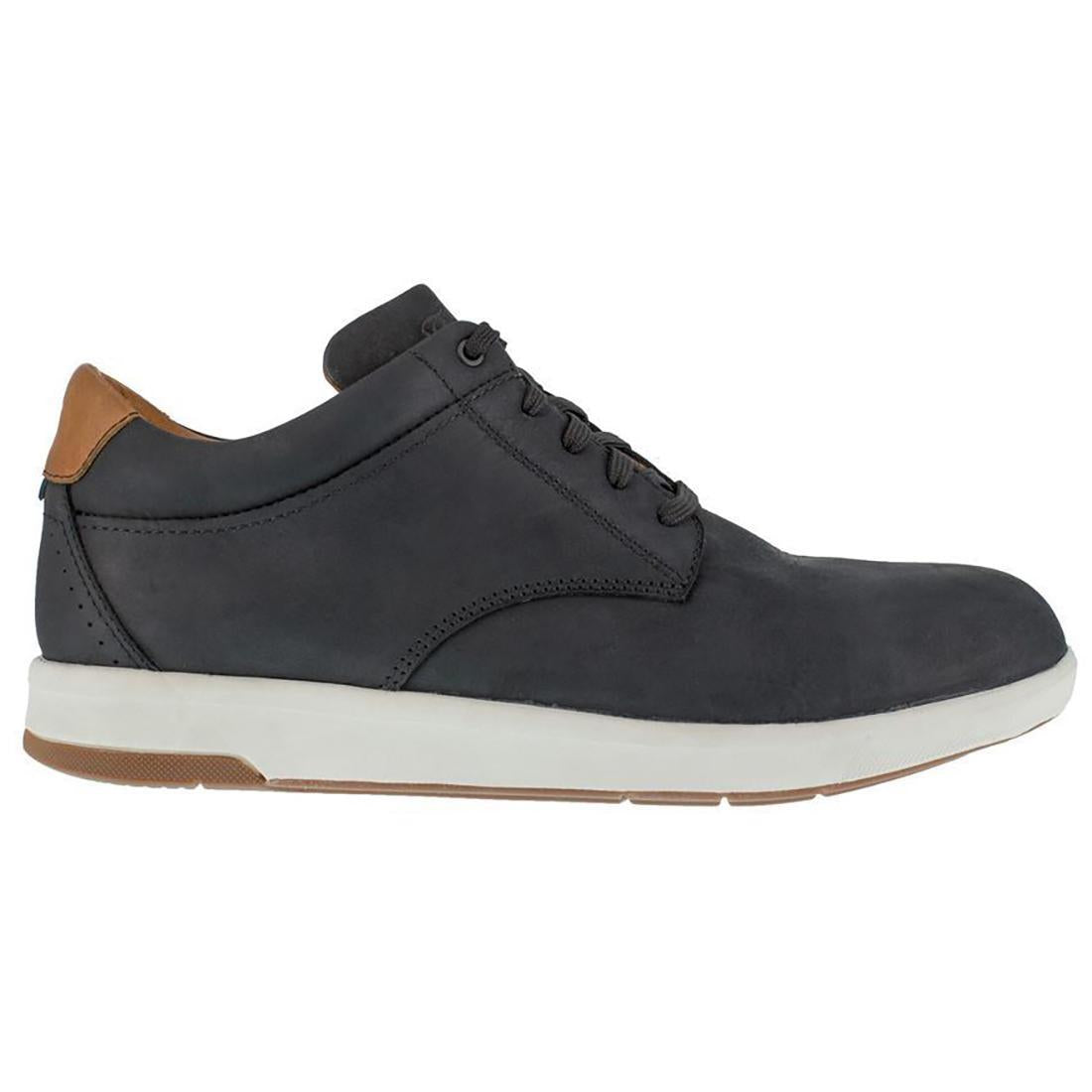 Florsheim Crossover Work Steel-Toe Oxford Work Shoe Black Profile View