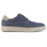 Florsheim Premier Work Steel-Toe Oxford Work Shoe Navy Profile View