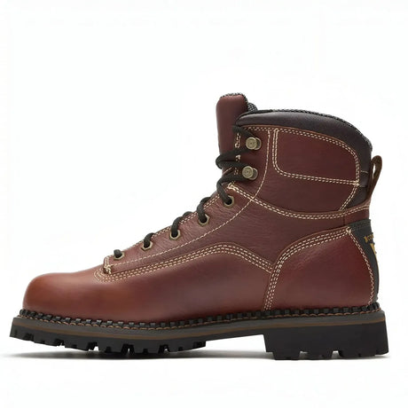 Georgia Boot AMP 6" LT Logger Low Heel Waterproof Work Boot Side