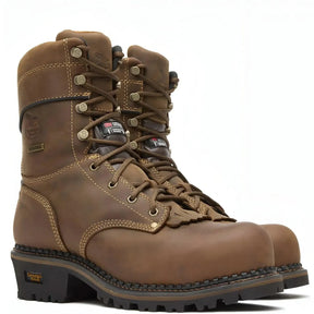 Georgia Boot AMP LT Logger Composite Toe Insulated Waterproof Work Boot Medial