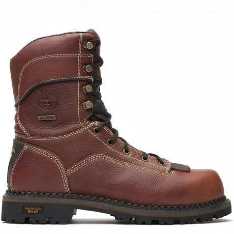 Georgia Boot AMP LT Logger Composite Toe Low Heel Waterproof Work Boot Cover