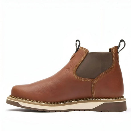 Georgia Boot AMP LT Wedge Chelsea Work Boot Side