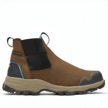 Georgia Boot Blue Collar Chelsea Waterproof Work Romeo Boot Side