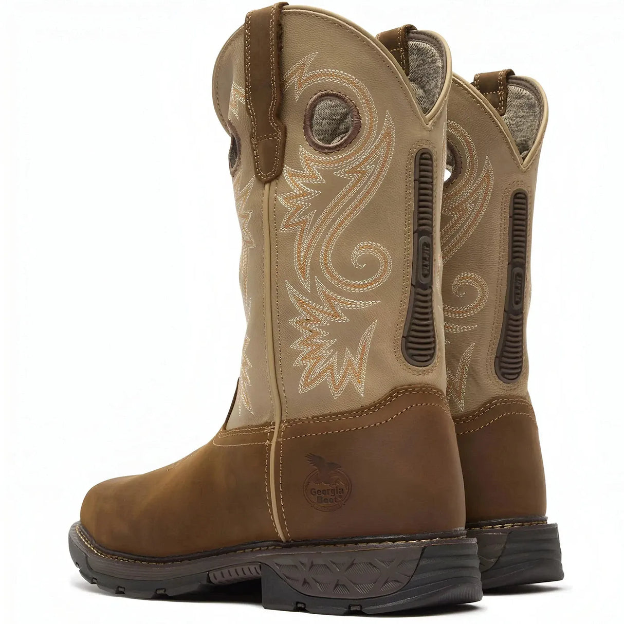 Georgia Boot Carbo-Tec FLX 11" Alloy Toe Pull On Work Boot Side