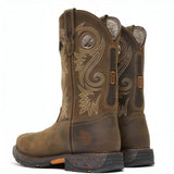 Georgia Boot Carbo-Tec FLX Alloy Toe Waterproof Pull-on Boot Crazy Horse Heel