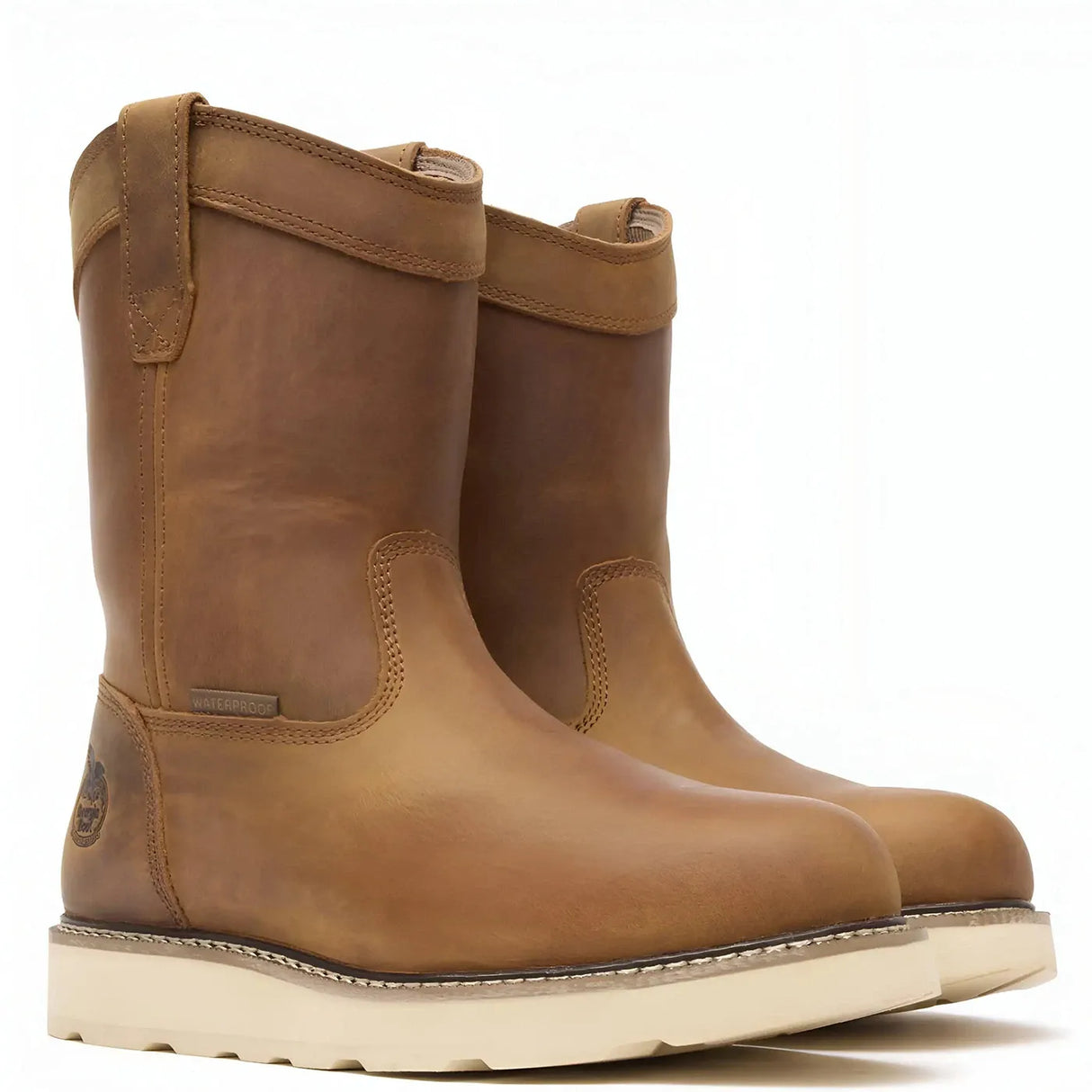 Georgia Boot Core 37 10" Waterproof Pull On Wedge Boot Medial