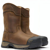 Georgia Boot Durablend Edge 10" Waterproof Alloy Toe Pull On Work Boot Medial