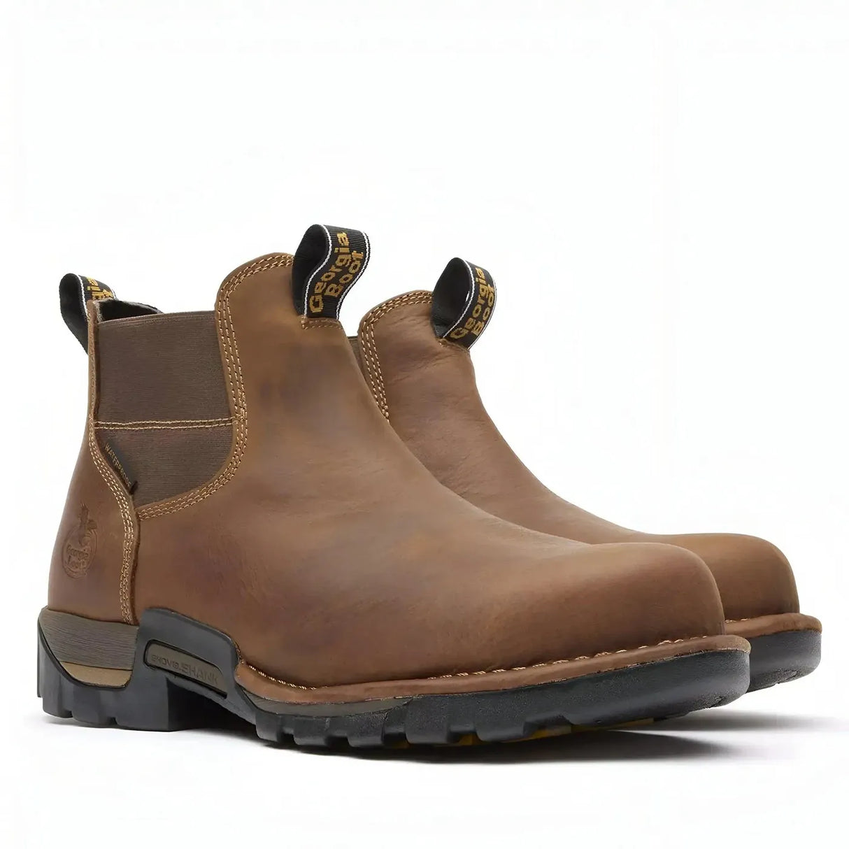 Georgia Boot Eagle One Steel Toe Waterproof Chelsea Work Boot Medial