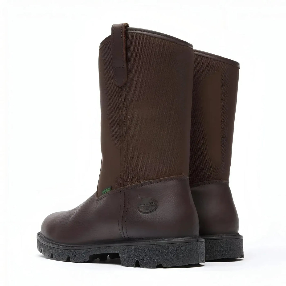 Georgia Boot Homeland Waterproof Wellington Work Boot Heel