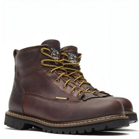 Georgia Boot Waterproof Lace-To-Toe Work Boot Medial