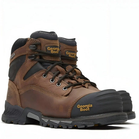 Georgia Boot Rumbler Composite Toe Waterproof Work Boot Medial