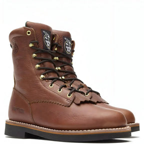 Georgia Boot Farm and Ranch Lacer Work Boot Medial