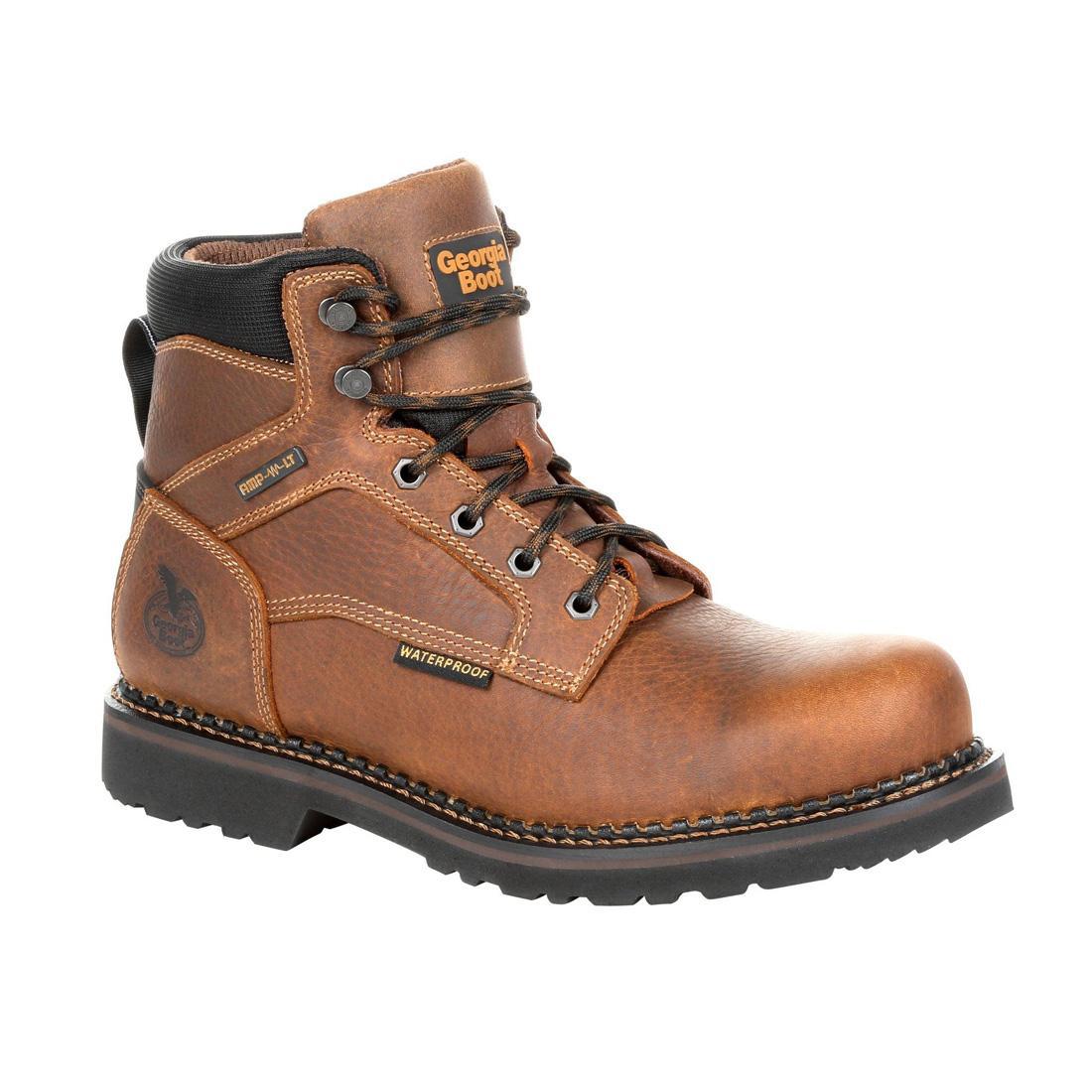 Georgia Boot Georgia Giant Revamp Steel Toe Waterproof Work Boot GB00317 Side Image