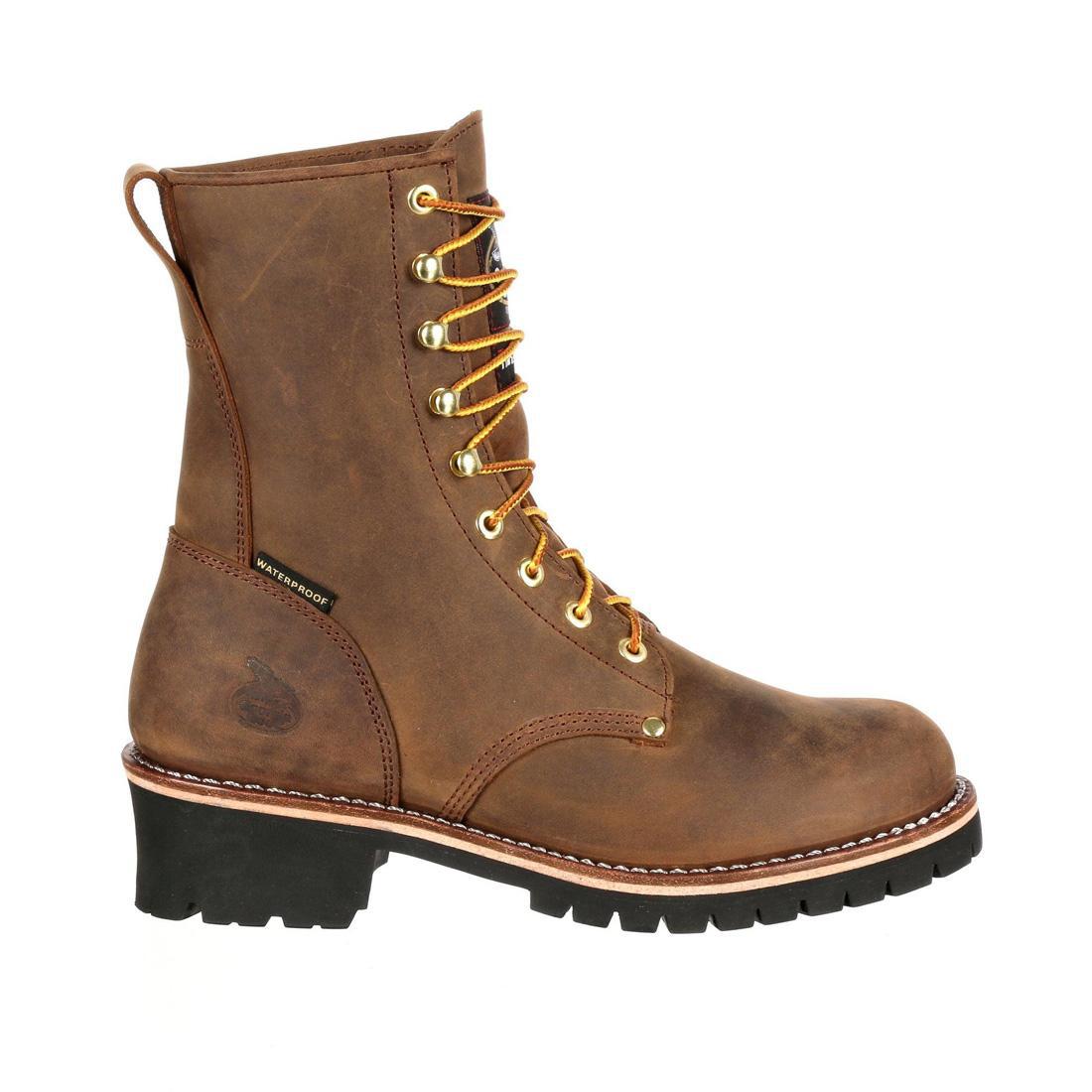 Georgia Boot Steel Toe Waterproof 400G Insulated Logger Work Boot GB00065 Image