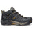 Keen Women's Lansing Mid Steel-Toe Work Boot Waterproof Raven/Tawny Olive Keen Profile View