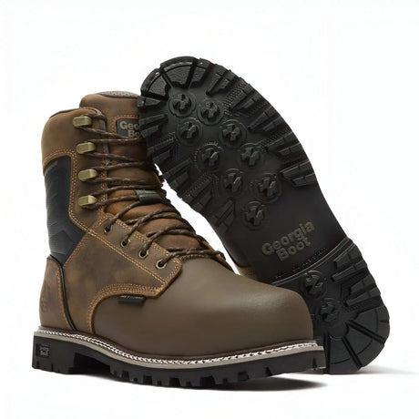Georgia Boot Men's Brute Composite Toe Met Guard Waterproof Work Boot Sole