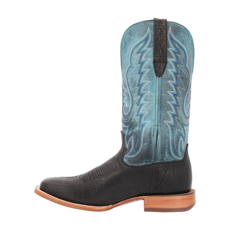 Arena Pro Black and Blue Lagoon Western Boot DDB0413 Toe View