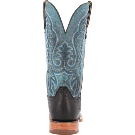 Arena Pro Black and Blue Lagoon Western Boot DDB0413 Heel View