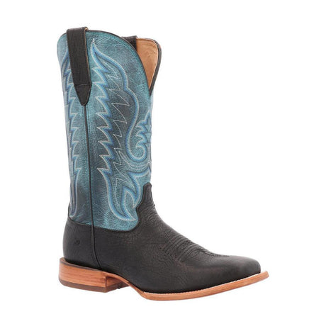 Arena Pro Black and Blue Lagoon Western Boot DDB0413 Sole Image