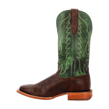 Arena Pro Hickory and Shamrock Green Western Boot DDB0412 Toe View