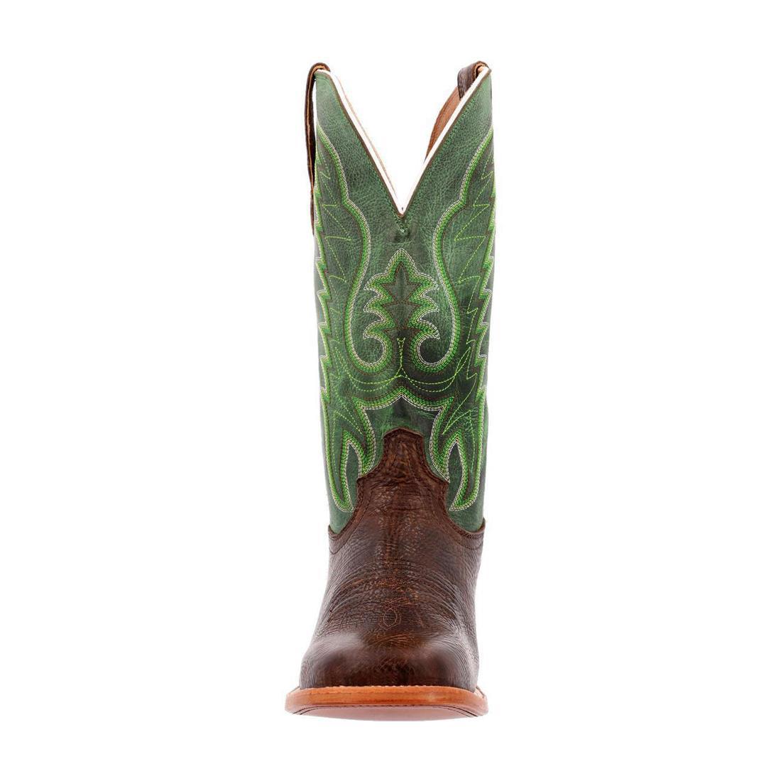 Arena Pro Hickory and Shamrock Green Western Boot DDB0412 Front Image