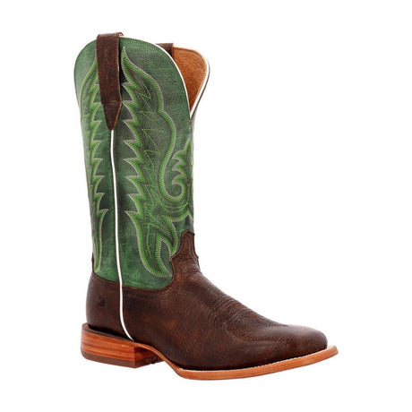 Arena Pro Hickory and Shamrock Green Western Boot DDB0412 Side View