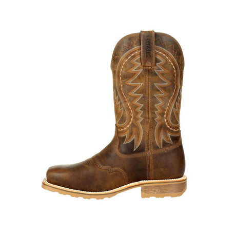 Maverick Pro Steel Toe Waterproof Western Work Boot Tan DDB0297 Toe View