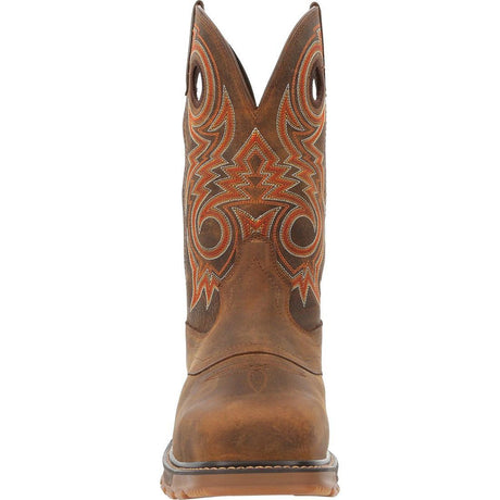 Maverick XP Composite Toe Waterproof Western Work Boot Brown DDB0365 Front Image