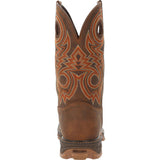 Maverick XP Composite Toe Waterproof Western Work Boot Brown DDB0365 Heel View