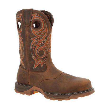 Maverick XP Composite Toe Waterproof Western Work Boot Brown DDB0365 Side View