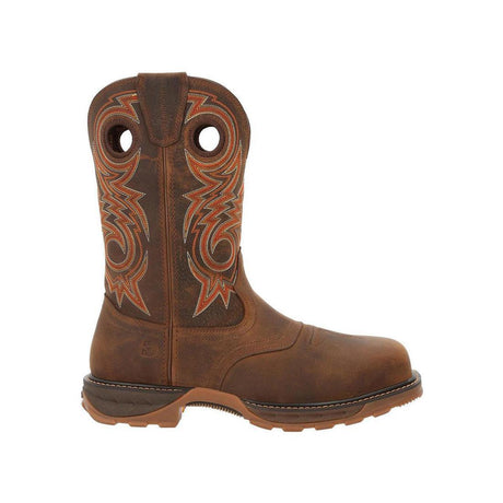 Maverick XP Composite Toe Waterproof Western Work Boot Brown DDB0365 Profile View