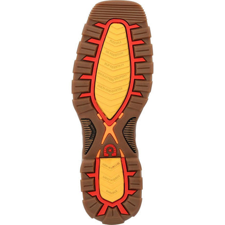 Maverick XP Composite Toe Waterproof Western Work Boot Brown DDB0365 Sole Image