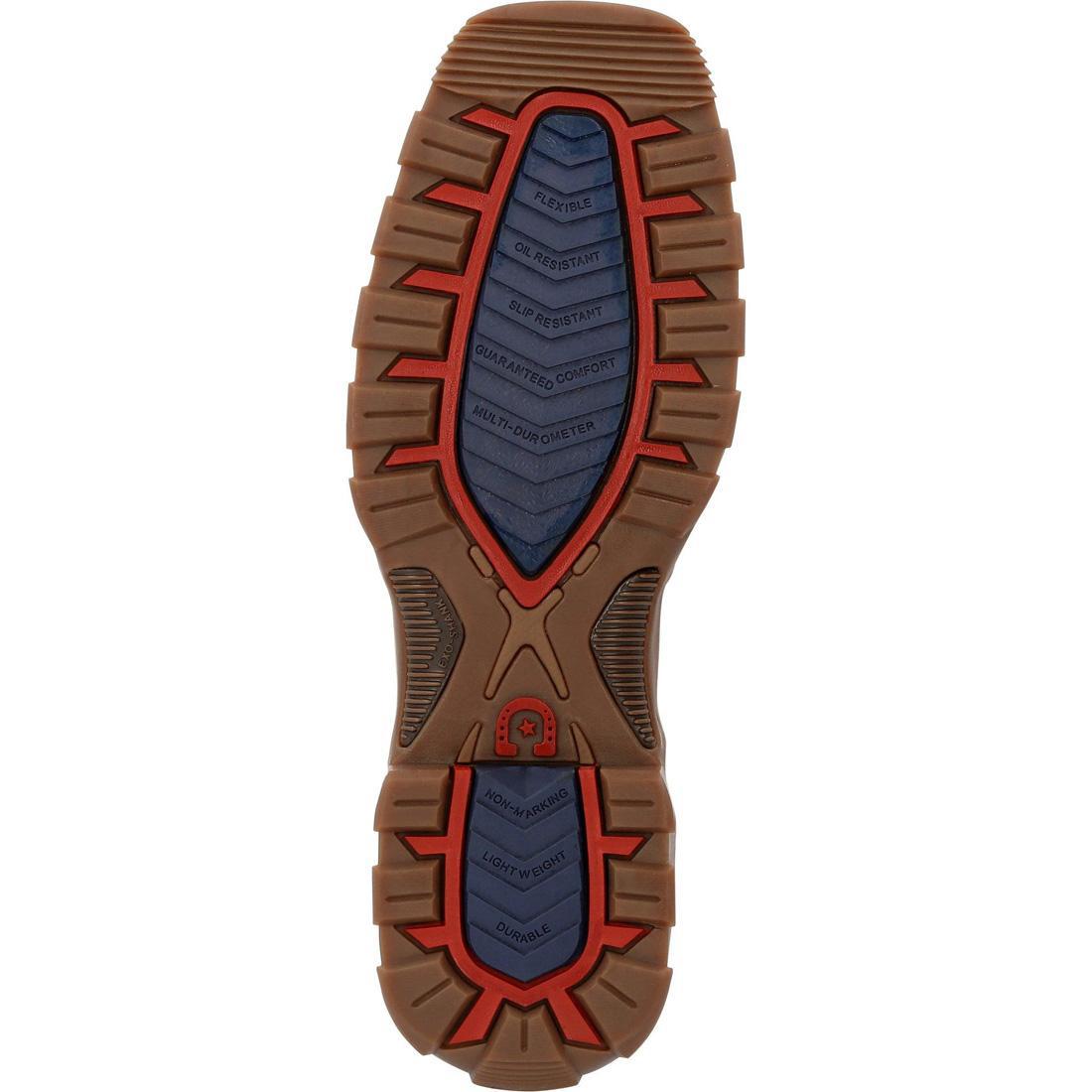 Maverick XP Composite Toe Waterproof Western Work Boot Vintage Flag DDB0366 Side View
