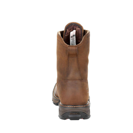 Maverick XP Square Toe Waterproof Lacer Work Boot DDB0238 Heel View