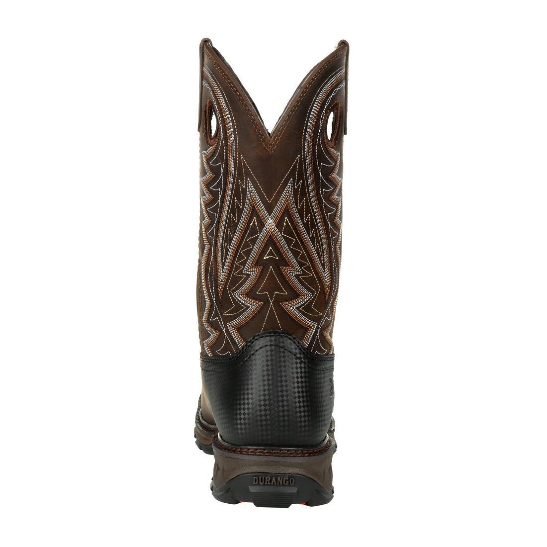 Maverick XP Steel Toe Puncture Resistant Western Work Boot DDB0269 Heel View