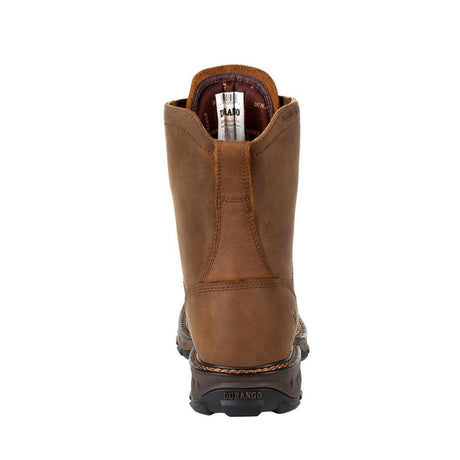 Maverick XP Steel Toe Waterproof Square Toe Lacer Work Boot DDB0267 Heel View