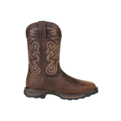 Maverick XP Steel Toe Waterproof Western Work Boot Brown DDB0206 Profile View
