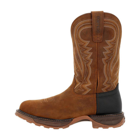 Maverick XP Steel Toe Waterproof Western Work Boot Coyote Brown DDB0403 Toe View