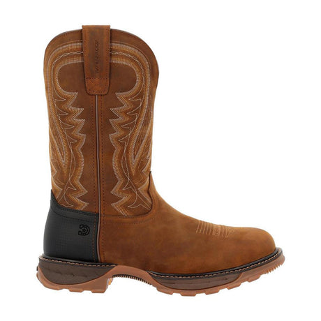 Maverick XP Steel Toe Waterproof Western Work Boot Coyote Brown DDB0403 Side View