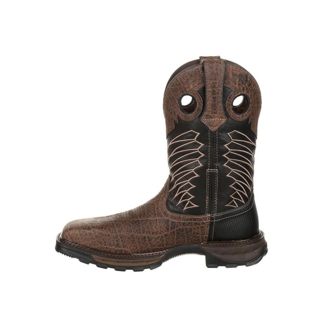 Maverick XP Steel Toe Waterproof Western Work Boot Dark And Black DDB0176