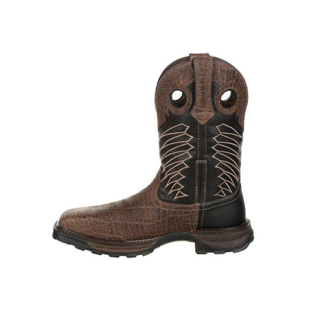 Maverick XP Steel Toe Waterproof Western Work Boot Dark And Black DDB0176