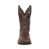 Maverick XP Steel Toe Waterproof Western Work Boot Dark And Black DDB0176 Front Image