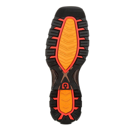 Maverick XP Steel Toe Waterproof Western Work Boot Dark And Black DDB0176 Sole Image
