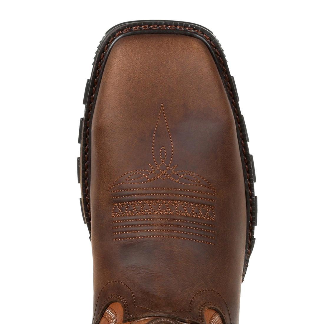 Maverick XP Steel Toe Waterproof Western Work Boot Deep Brown DDB0215